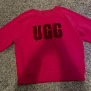 UGG Pink Madeline Fuzzy Crewneck Sweatshirt ♡